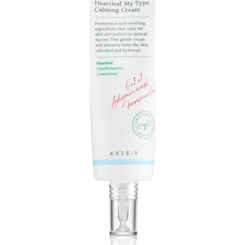 Pleťový krém AXIS-Y 6+1+1 Advanced Formula Heartleaf My Type Calming Cream lehký gelový krém pro zklidnění a posílení citlivé pleti 60 ml