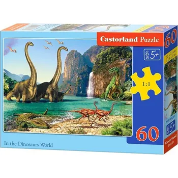 puzzle pro nejmenší Puzzle Svět dinosaurů 60 dílků