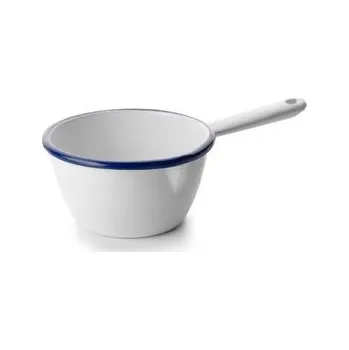 Hrnec Smaltovaný rendlík bílo modrý - Ibili