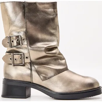 Dámská obuv Kozačky Steve Madden Gold Lthr 1207596 6 (39)