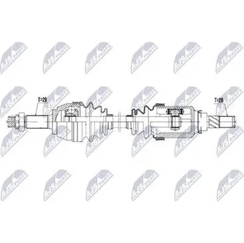 Hnací hřídel - poloosa NTY NPW-NS-207