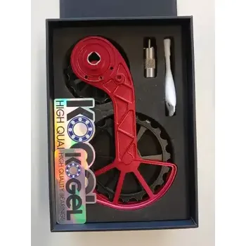 přehazovačka KOGEL KOLOSSOS ramínko přehazovačky s kladkami ETAP AXS ROAD - RED Testovací