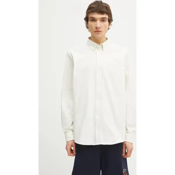 Bavlněná košile Carhartt WIP LS Bolton Shirt, M, béžová, 01X