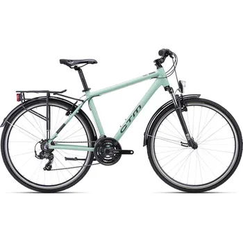 CTM TRANZ 1.0 treking 2024 matná šedozelená Velikost rámu: 19"