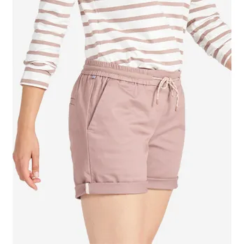 Dámské kraťasy TRIBORD Dámské kraťasy na plavbu Sailing 100 XL KAŠTANOVÁ|RŮŽOVÁ