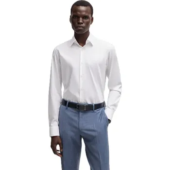Pánská košile Košile Boss White 1209278 17.75 inch