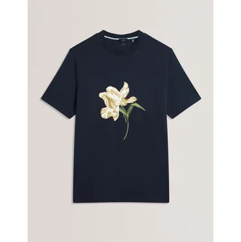 Pánské tričko Tričko Ted Baker Navy 1209431 XL (5)