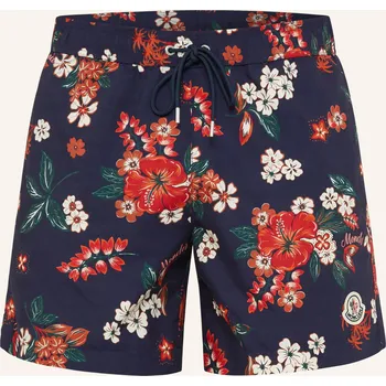 Pánské plavky Moncler Plavky, tmavě modrá / krémová / červená