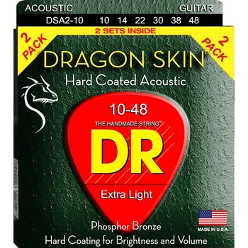 Struna pro kytaru a smyčcový nástroj DR Strings Dragon Skin DSA-2/10