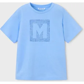 Dětské bavlněné tričko Mayoral 170.5F.Mini.PPY2 modrá 50X, vel. 92