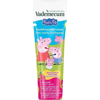 zubní pasta VADEMECUM Peppa Pig Red Fruit (0—6 let) 50 ml