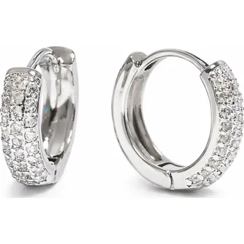 Náušnice Ocelové náušnice se zirkony