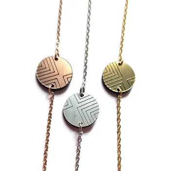 Náramek Náramek LINES GEOMETRY BARVY: stříbrná geometrický metalický náramek