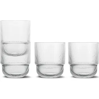 Sklenice Sada skleniček Sagaform Blanka 400 ml 4-pack 5018600 průhledná TSP