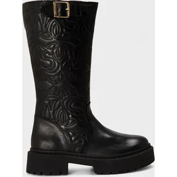 Dámské kozačky Kozačky Steve Madden Black Lthr 1207594 6 (39)