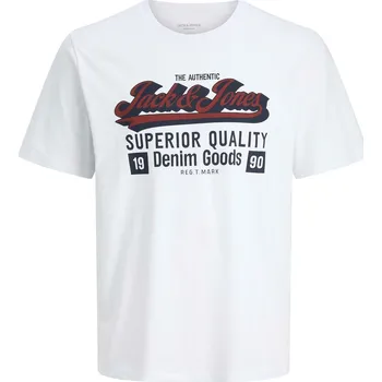 Pánské tričko Tričko Jack and Jones Cloud Dancer 1209441 4XL