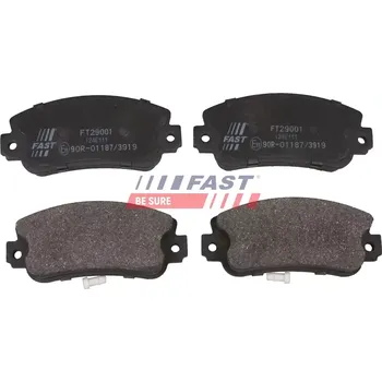 Brzdová destička Sada brzdových destiček, kotoučová brzda, , 4146130, 5889226, 5889227, 5892309, 5892310, 5892312, 5951660, 5951671, 655793385, 71748384, 7584469, 77362266, 791906, 792113, 792538, 792539, FAST, FT29001