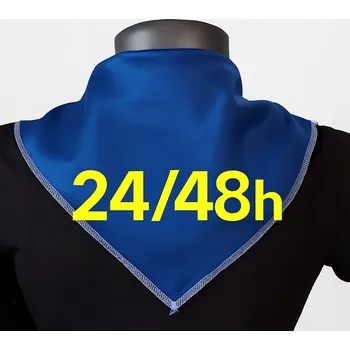 Šátek Modrá trojcípá šála/šátek 100×70 cm | pro školy, poutě |