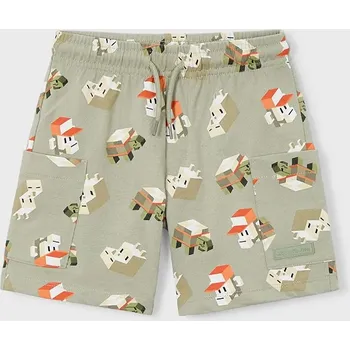 Chlapecké kraťasy Dětské bavlněné šortky Mayoral 3211.5H.Mini.PPY2 zelená 97X, vel. 134