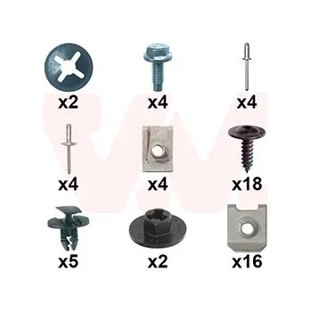 Nárazník Montážní sada, nárazník VAN WEZEL 1614794