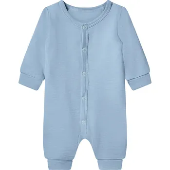 Dupačky lupilu® Dětské rostoucí dupačky z merino vlny a hedvábí (světle modrá, 86/92)