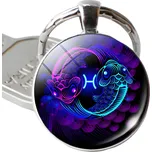 Přívěsek na klíče Zodiac 30802, Znamení zvěrokruhu Ryby