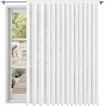 BytoTex Hotová záclona s řasící páskou Nani 400x250 cm