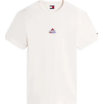 Pánské oblečení Tričko Tommy Jeans Ancient White 1209396 2XL