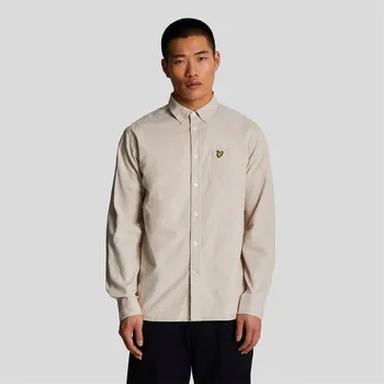 Pánská móda Košile Lyle and Scott Cream 1208087 S