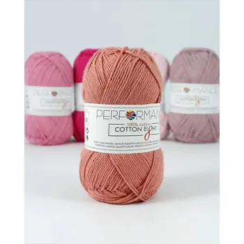 Příze Performance Bavlněná příze Cotton Eight 1150 - růžová 50g 175m