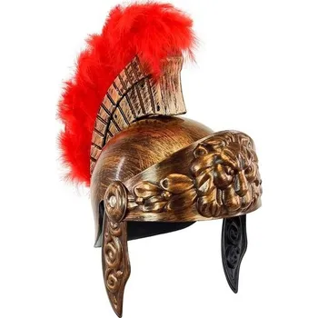 Party dekorace W WIDMANN MILANO Párty móda - římská helma setníka pro děti, tvrdý plast, římská, gladiátorská,