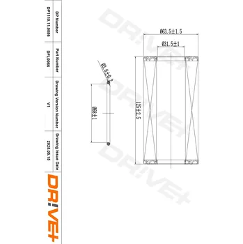 Olejový filtr Olejový filtr Dr!ve+ DP1110.11.0086