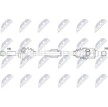 Hnací hřídel - poloosa NTY NPW-MS-132