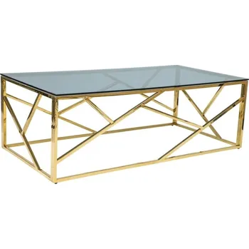 Obývací pokoj Konferenční stolek Escada 120 cm kouřový/zlatý