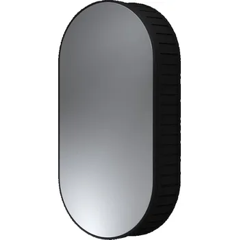 Koupelnový nábytek Závěsná koupelnová skříňka se zrcadlem Venezia 1D černá