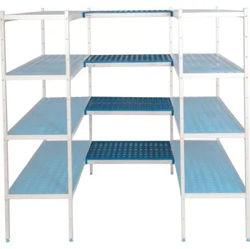 Dílenský regál Propojovací regál s 5 policemi, 40 cm hluboký 5P-124+20UM