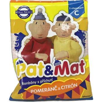 Bonbon Final-Sweet Pat & Mat Pomeranč & Citrón 65g