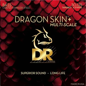 Struna pro kytaru a smyčcový nástroj DR Strings Dragon Skin+ Multi-Scale DBSM6-30