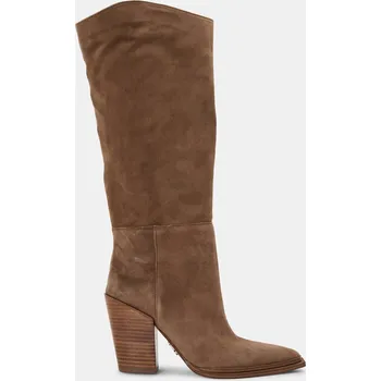 Dámské kozačky Kozačky Steve Madden Taupe Suede 1207591 7 (40)