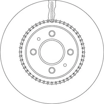 Brzdový kotouč Brzdový kotouč TRW DF6904