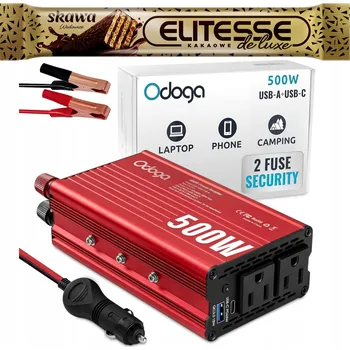 Měnič napětí Odoga 500 W, 12 V DC EU Standard Měnič Napětí