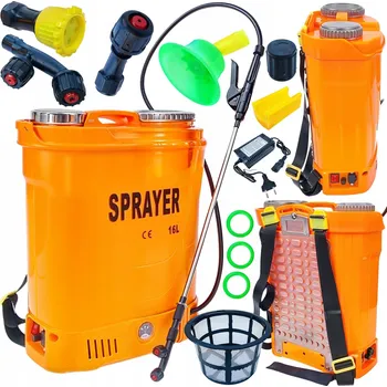 Postřikovač Akumulátorový postřikovač na záda 16l 12V BT3025 + příslušenství ONDRAGON