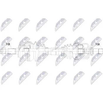 Hnací hřídel - poloosa NTY NPW-CT-177