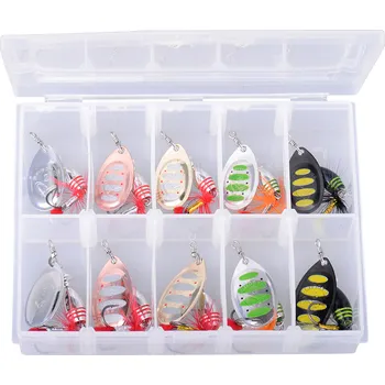 Umělá nástraha Savage Gear Třpytky Rotex Spinner Kit 2 3a 3 8 g Sinking 10 ks