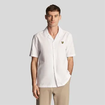 Pánská košile Košile Lyle and Scott White 1208025 S