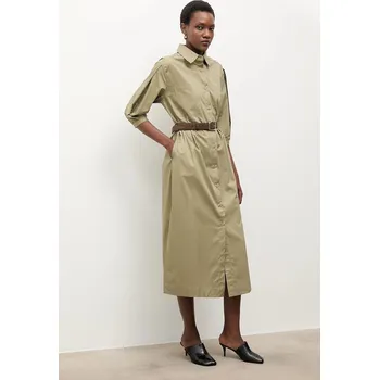 Dámské šaty Bavlněné šaty Answear.LAB PK9012 zelená 19X, vel. L