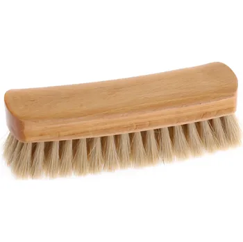 Kartáč na botu Leštící kartáč Gemini z koňských žíní - menší světlý 14 cm