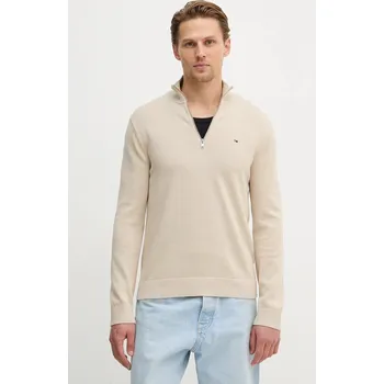 Pánské oblečení Bavlněný svetr Tommy Jeans DM0DM21654 béžová 08X, vel. L