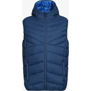 Pánská vesta ALPINE PRO Pánské Petrolejová pánská vesta ALPINE PRO Huran Modrá 3XL (2716606)