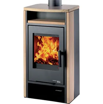 HAAS+SOHN Kamna krbová Livorno II, kámen pískovec/antracit, 6,3kW